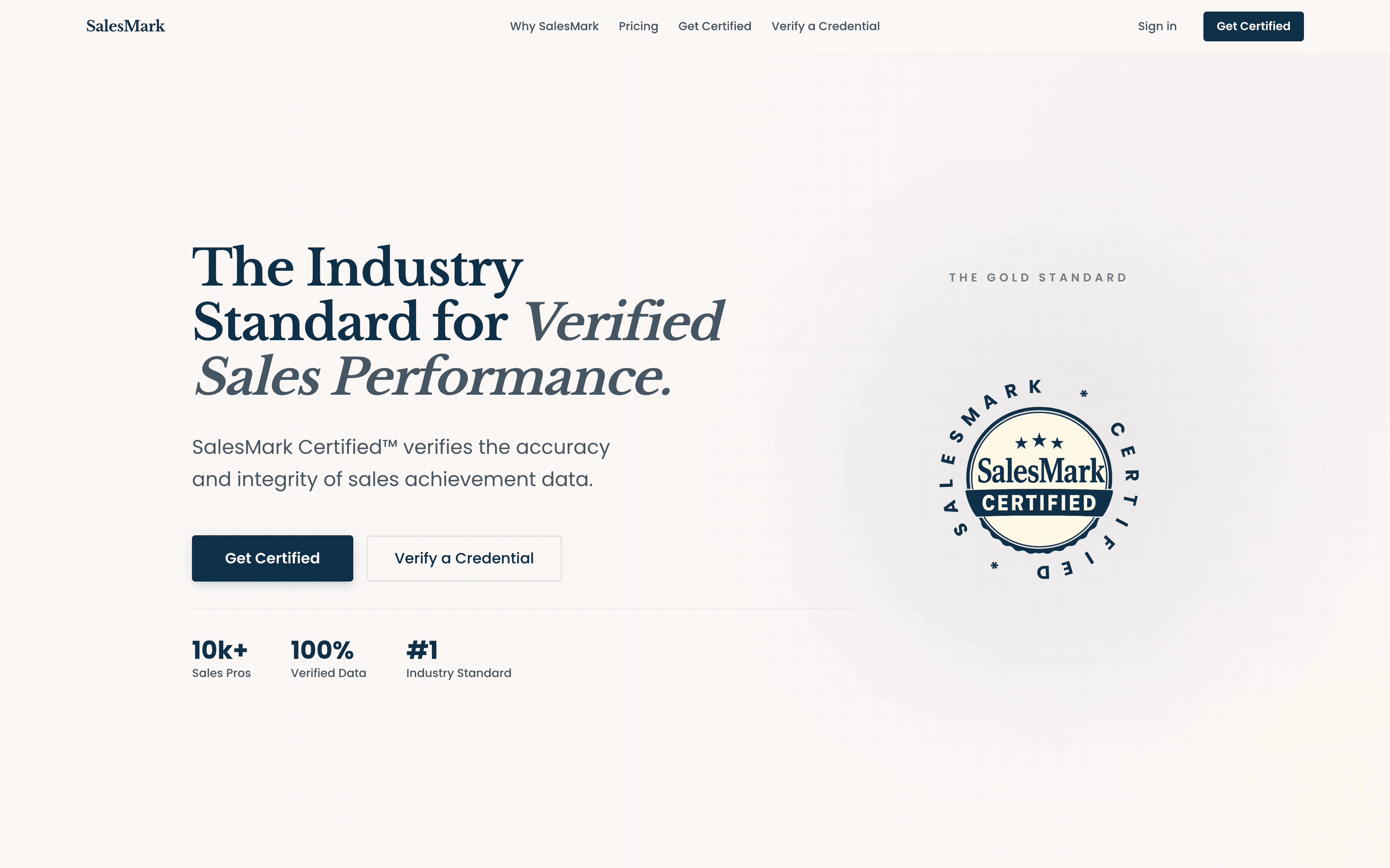 Salesmark - Sales Evidence Verification Platform - Screenshot 1